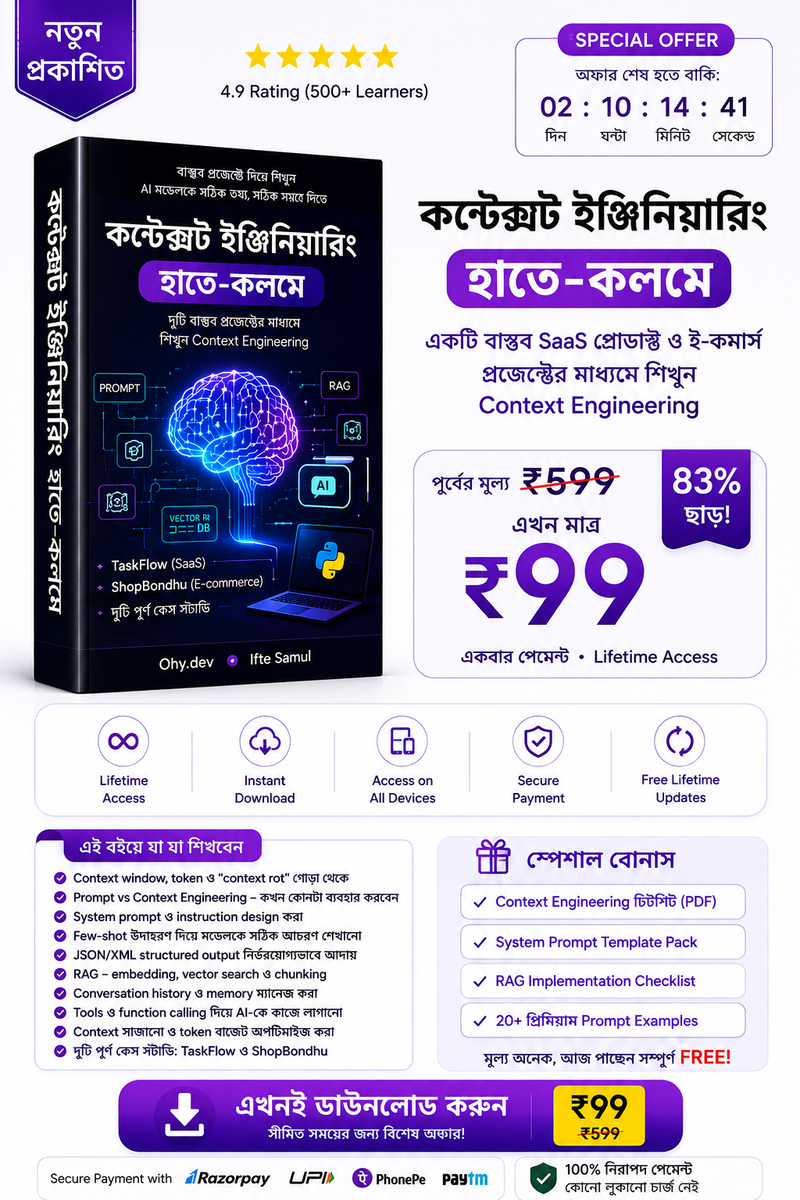 কন্টেক্সট ইঞ্জিনিয়ারিং হাতে-কলমে বাংলা ইবুক কভার