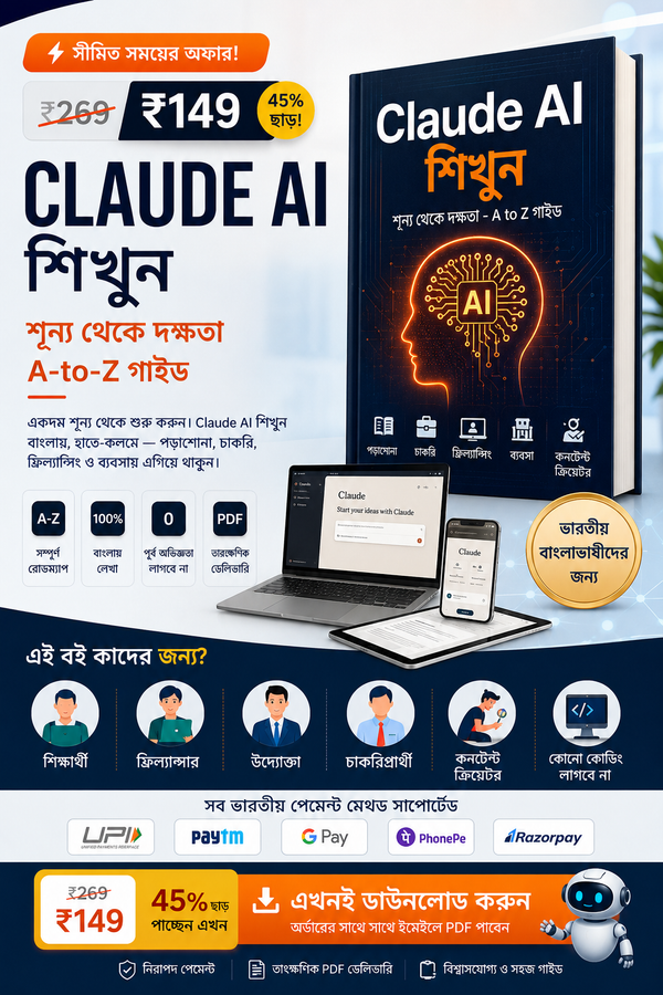 AI সব বদলে দিচ্ছে — আপনি কি পিছিয়ে পড়বেন?